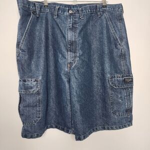 Wrangler Mens Denim Cargo Shorts 44